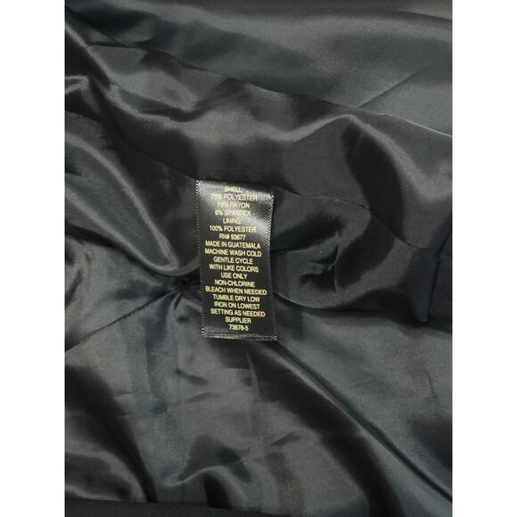 Worthington black blazer sz 20w tailored workwear minimalist business casual - Picture 5 of 5